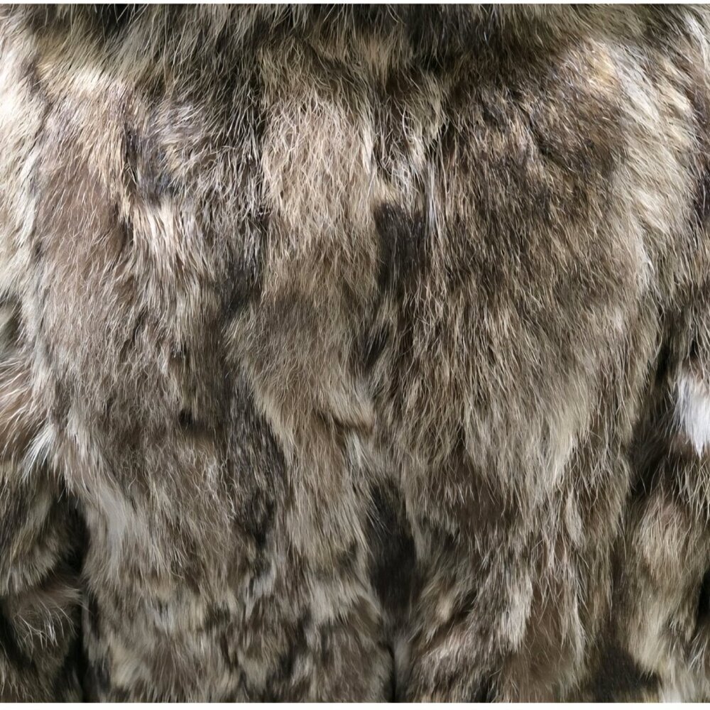 Vintage 1970s Mademoiselle Exclusive Gold Label Collection Raccoon Fur Coat - Picture 8 of 10